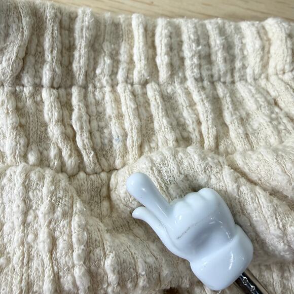 Free People FP Beach Oasis Cream Cardigan Shorts Set Coastal Granddaughter XS - Picture 9 of 9